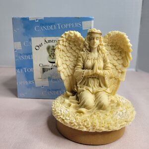 Our America Gift Christmas angel original Jar candle topper vintage new in box